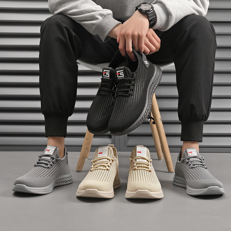 🔥👟【39-44】Zapatillas casuales para hombre - Cómodas, transpirables de malla, antideslizantes y de moda