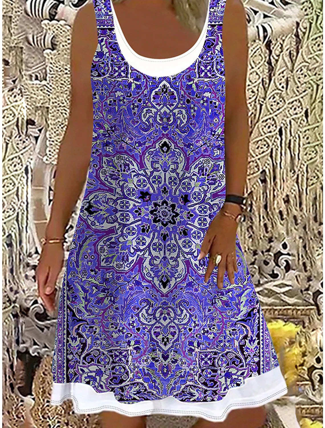 👗【50% de descuento】💖【S-5XL】Nuevo vestido casual de mujer 2026, estampado, ideal para diversas ocasiones.