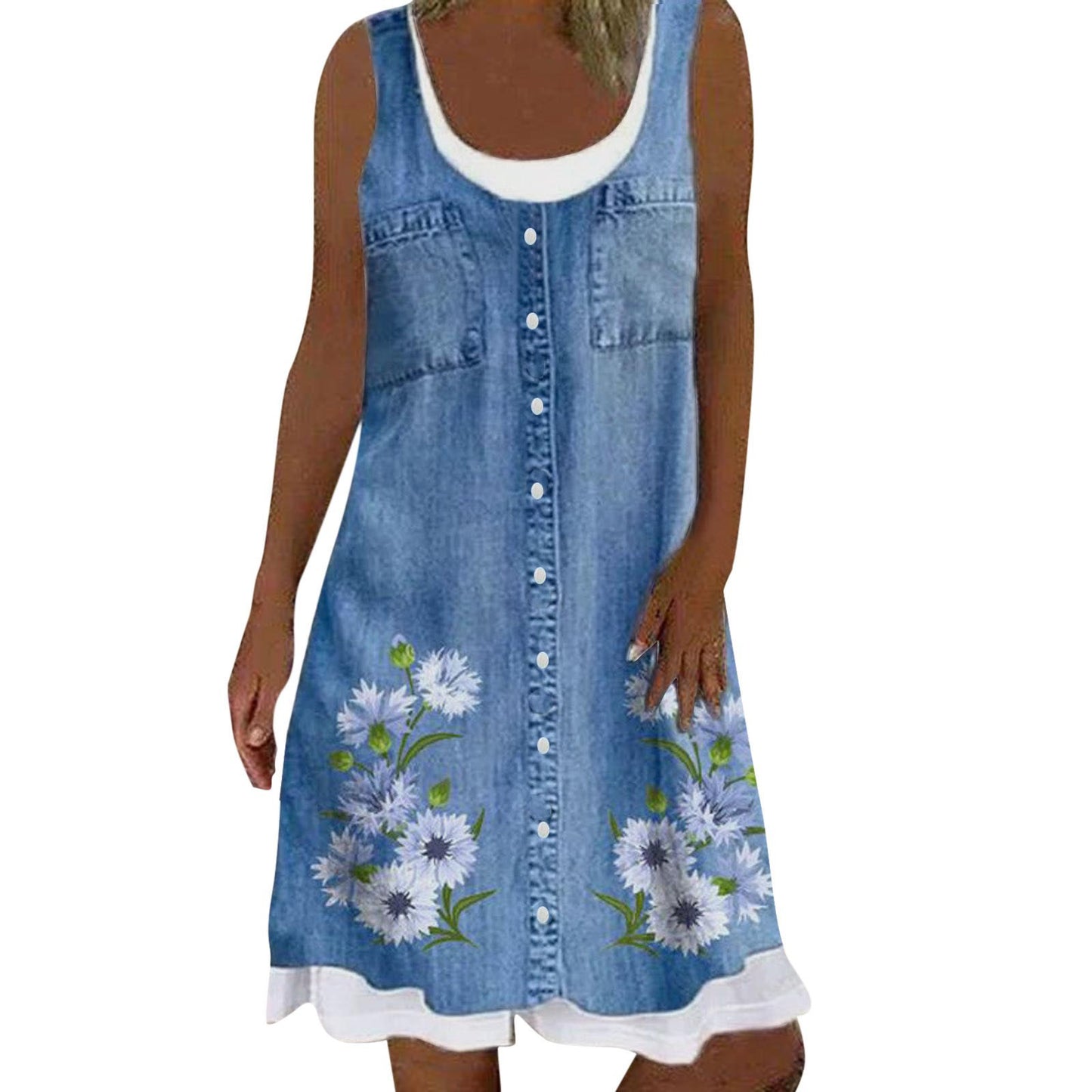 👗【50% de descuento】💖【S-5XL】Nuevo vestido casual de mujer 2026, estampado, ideal para diversas ocasiones.