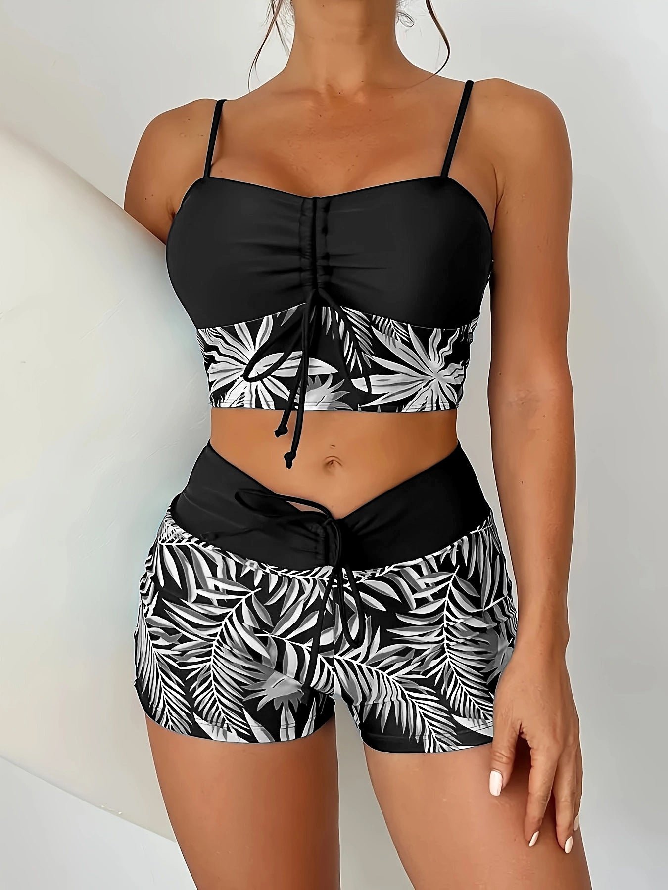 🏖️【S-5XL】✨Lehké letní plavky s potiskem, prodyšné a pohodlné, dvoudílný design
