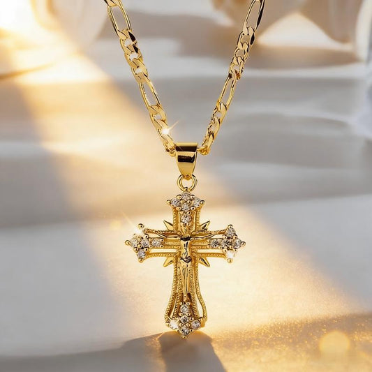 ✝️✨Oblíbený náboženský kříž – luxusní přívěsek s exkluzivním designem.