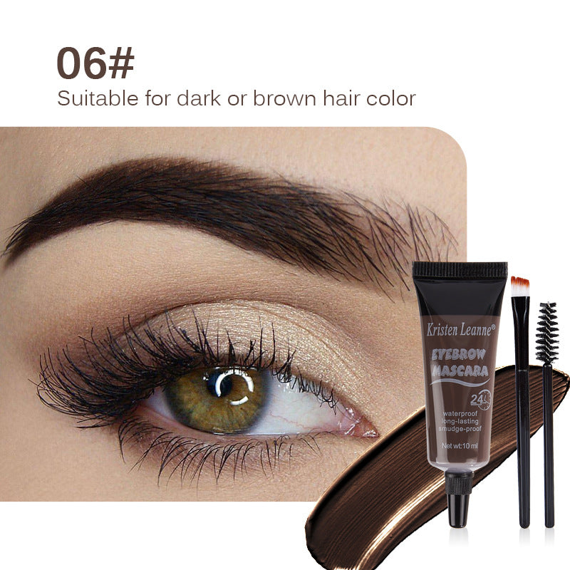 ⏳Último día, compra uno y llévate otro gratis⭐Gel/crema líquida para cejas de larga duración, resistente al agua y a las manchas (con cepillo para cejas)